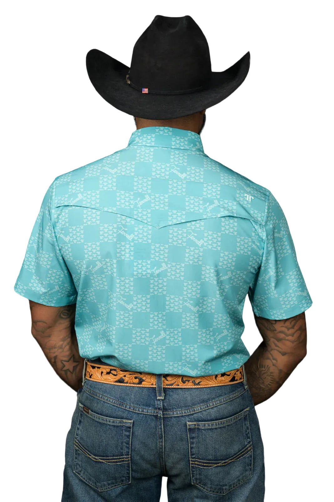 Ferrell "Flynn" Short Sleeve Men's Pearl Snap Shirt