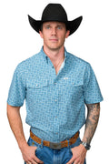Ferrell "Clint" Short Sleeve Men's Pearl Snap Shirt