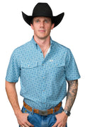 Ferrell "Clint" Short Sleeve Men's Pearl Snap Shirt