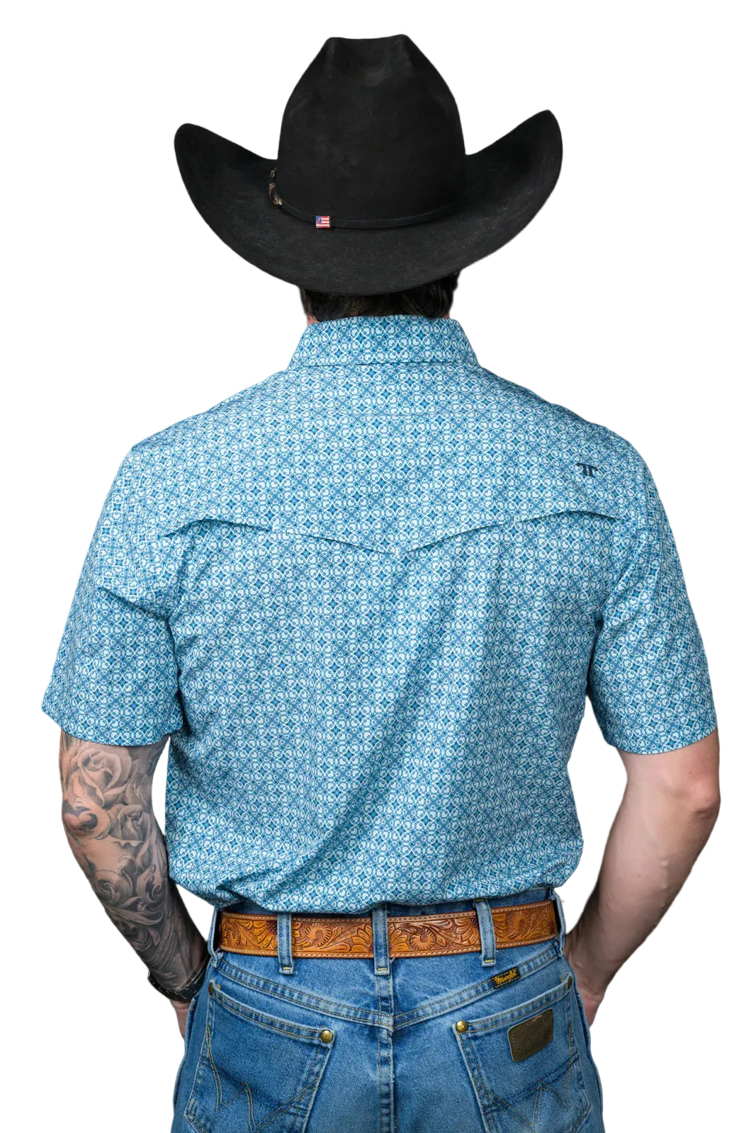 Ferrell "Clint" Short Sleeve Men's Pearl Snap Shirt