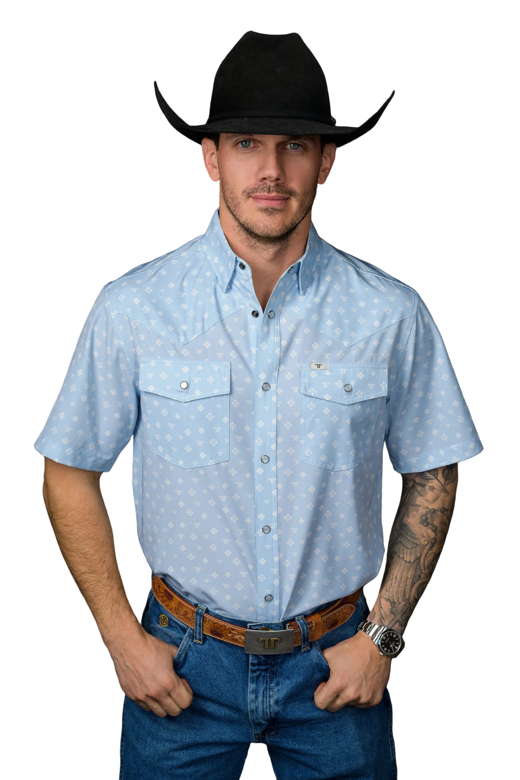 Ferrell "Remi" Short Sleeve Men's Snap Shirt