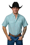 Ferrell "Pierce" Short Sleeve Men's Pearl Snap Shirt