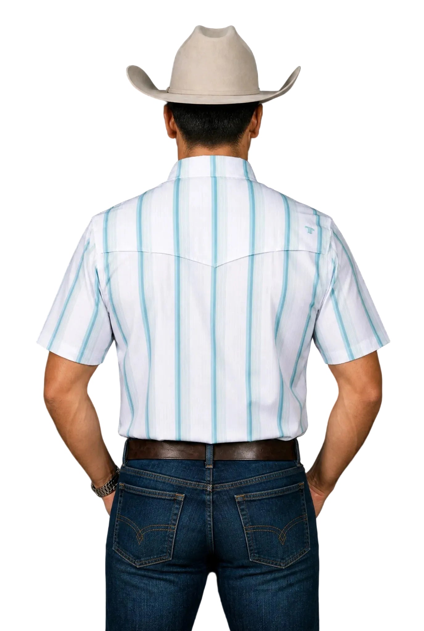 Ferrell "Tristan" Short Sleeve Men's Pearl Snap Shirt