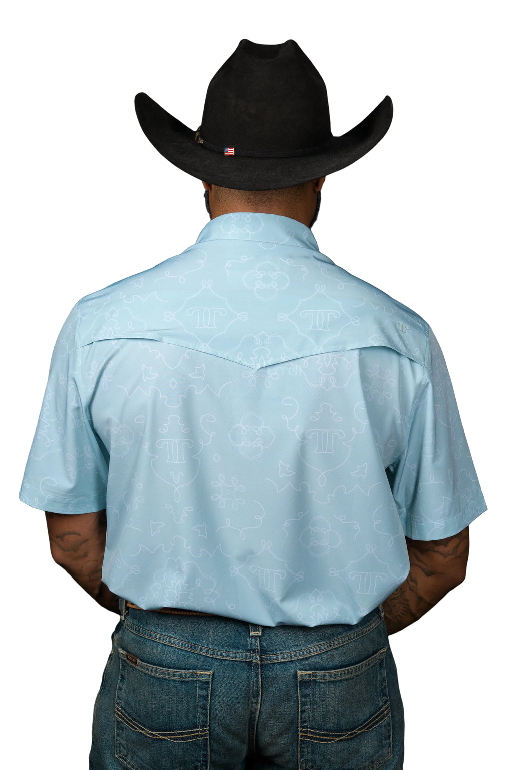 Ferrell "Carson" Short Sleeve Men's Pearl Snap Shirt