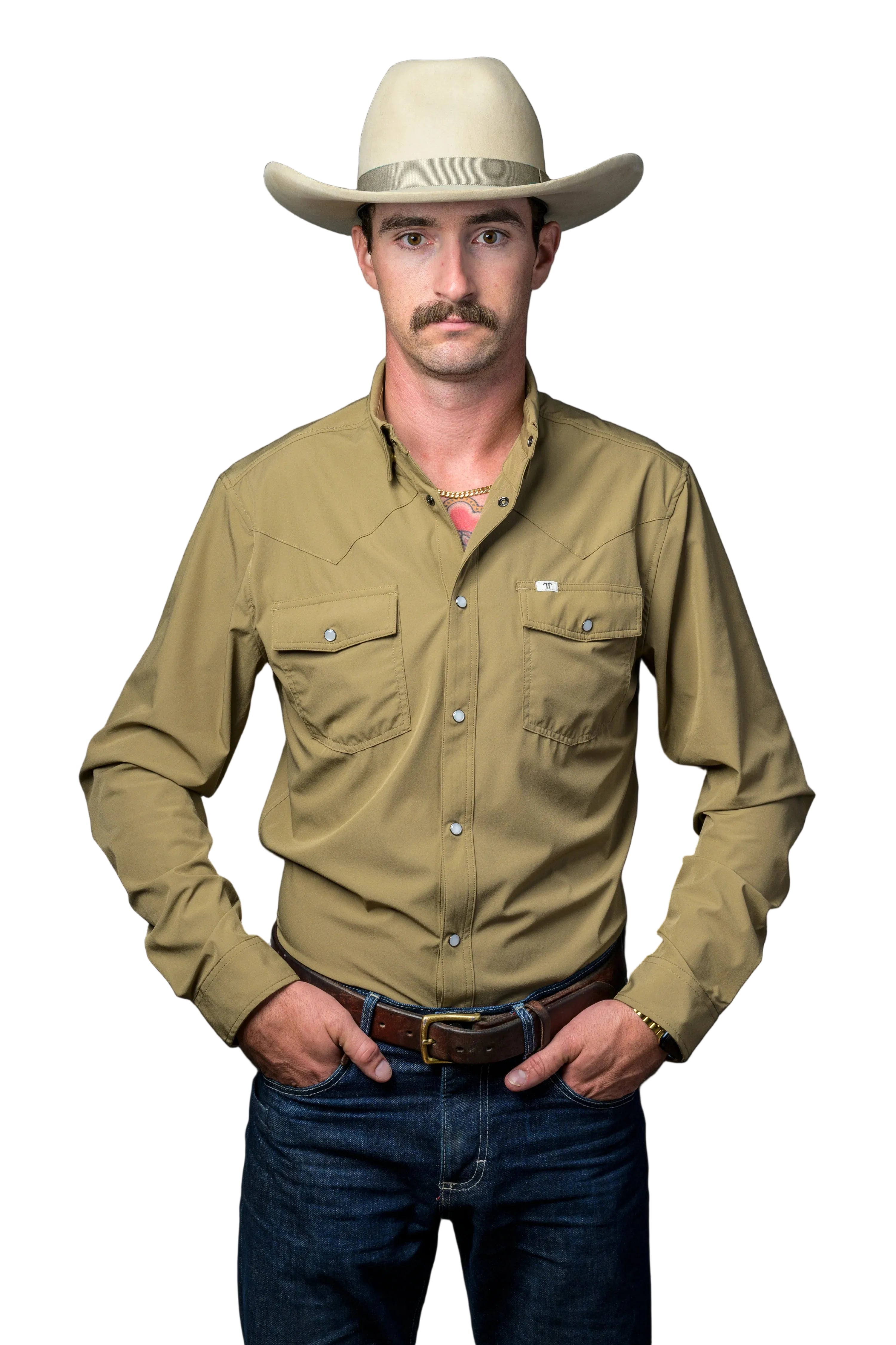 Ferrell "Core" Long Sleeve Men's Pearl Snap Shirt