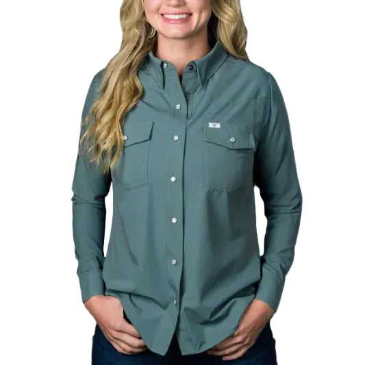 Ferrell "Core" Long Sleeve Ladies' Pearl Snap Shirt