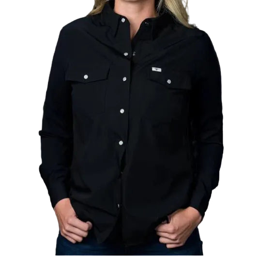 Ferrell "Core" Long Sleeve Ladies' Pearl Snap Shirt