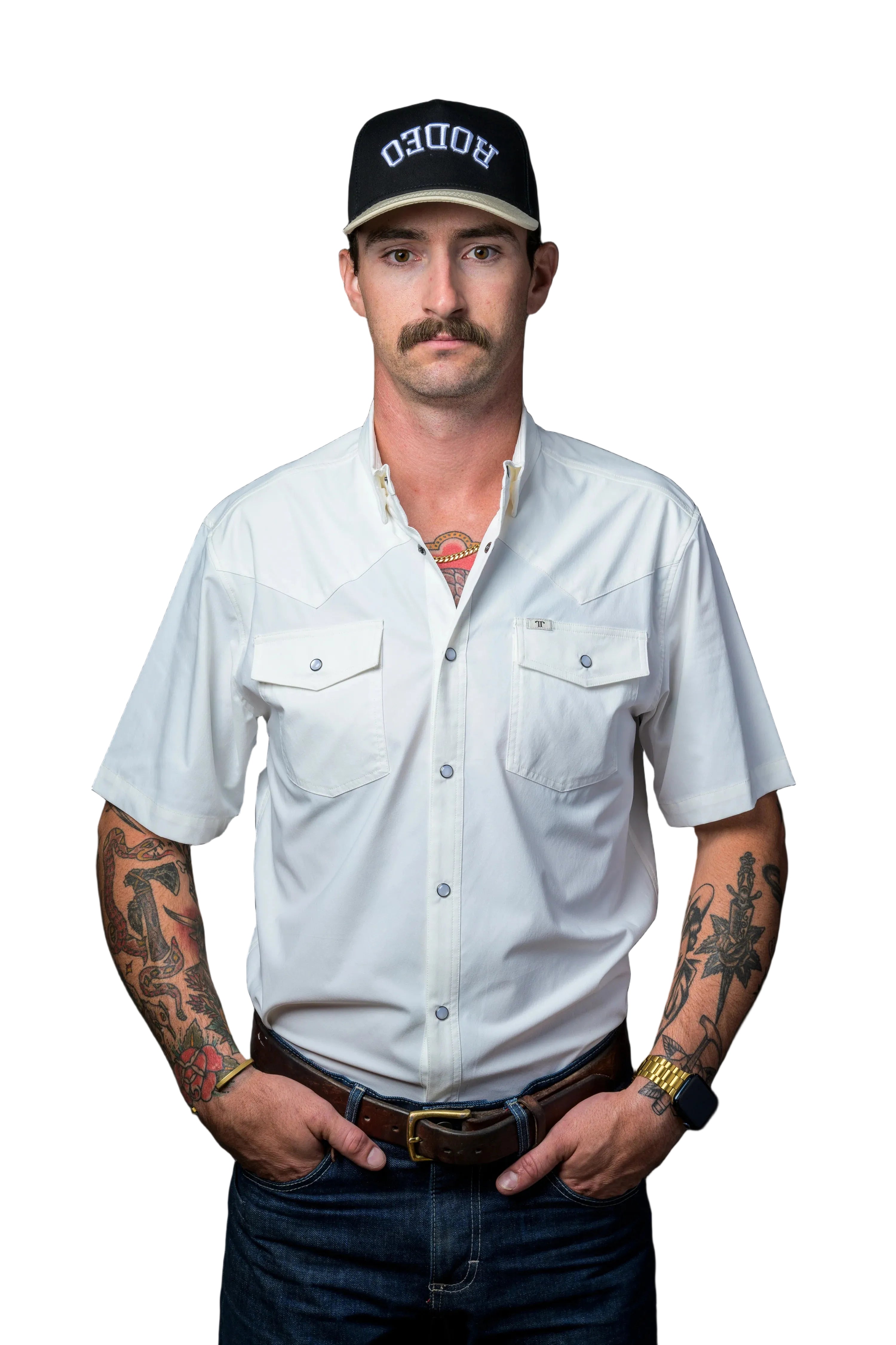 Ferrell "Core" Short Sleeve Men's Pearl Snap Shirt