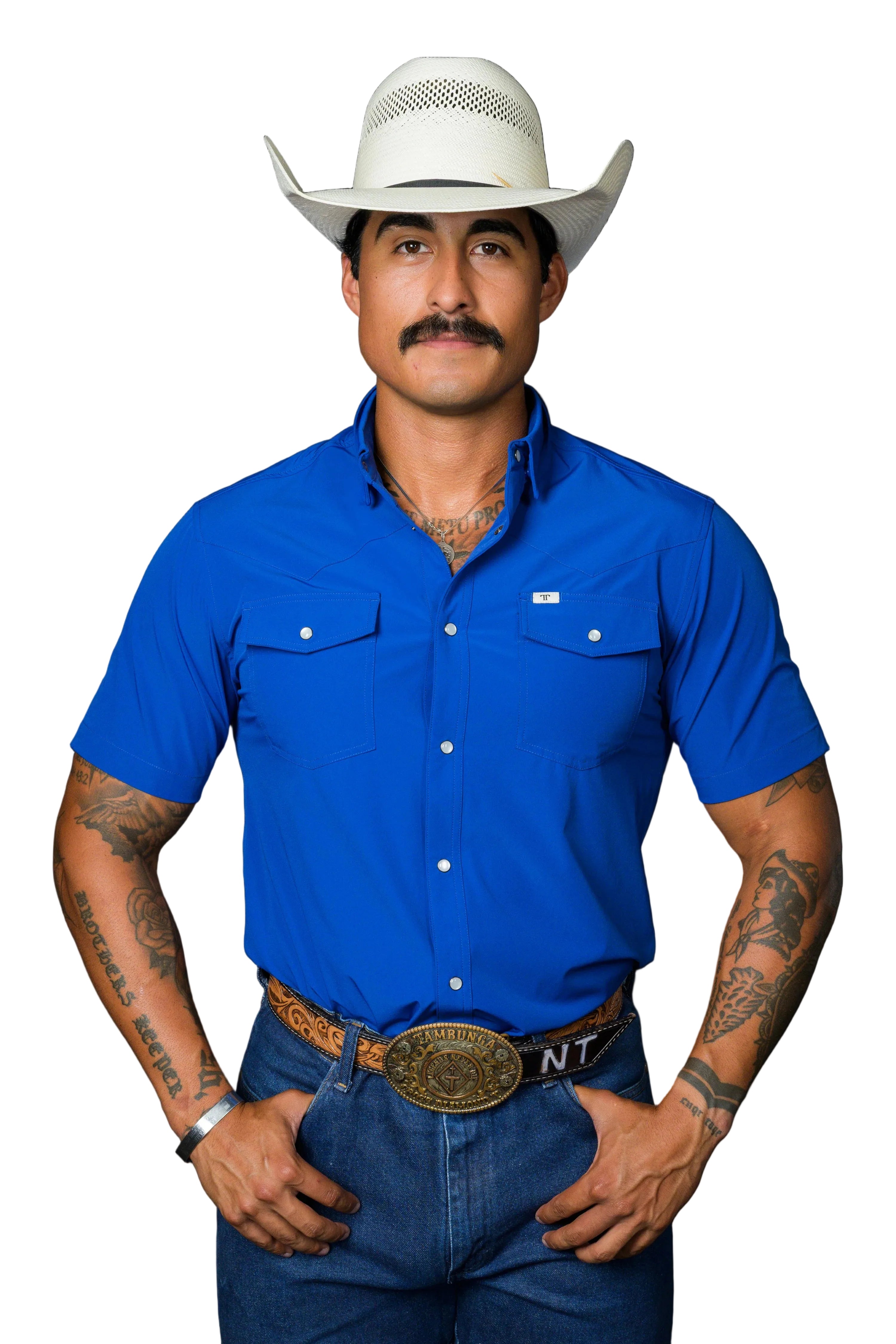 Ferrell "Core" Short Sleeve Men's Pearl Snap Shirt