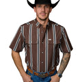 Ferrell "Hatfield" Short Sleeve Men's Pearl Snap Shirt