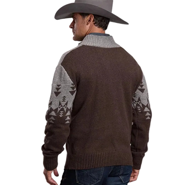Stetson Aztec Men's 1/4 Zip Sweater