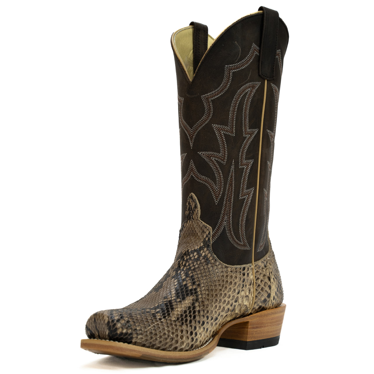 Horsepower Top Hand Mink Python Men's Boot