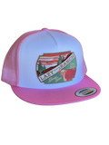 Lazy J Ranch Wear Pink & White Show Time Cap