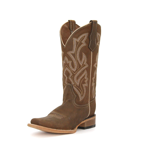 Circle G Ladies' Embroidered Square Toe Boot