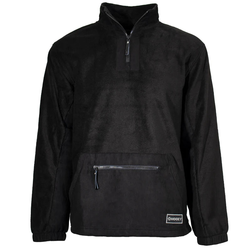 Hooey Men's Black Fleece Pullover