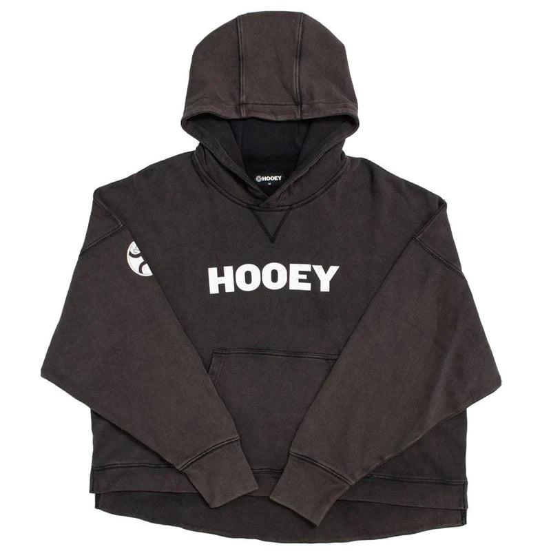 Hooey Ladies' Black Roomy Hoodie