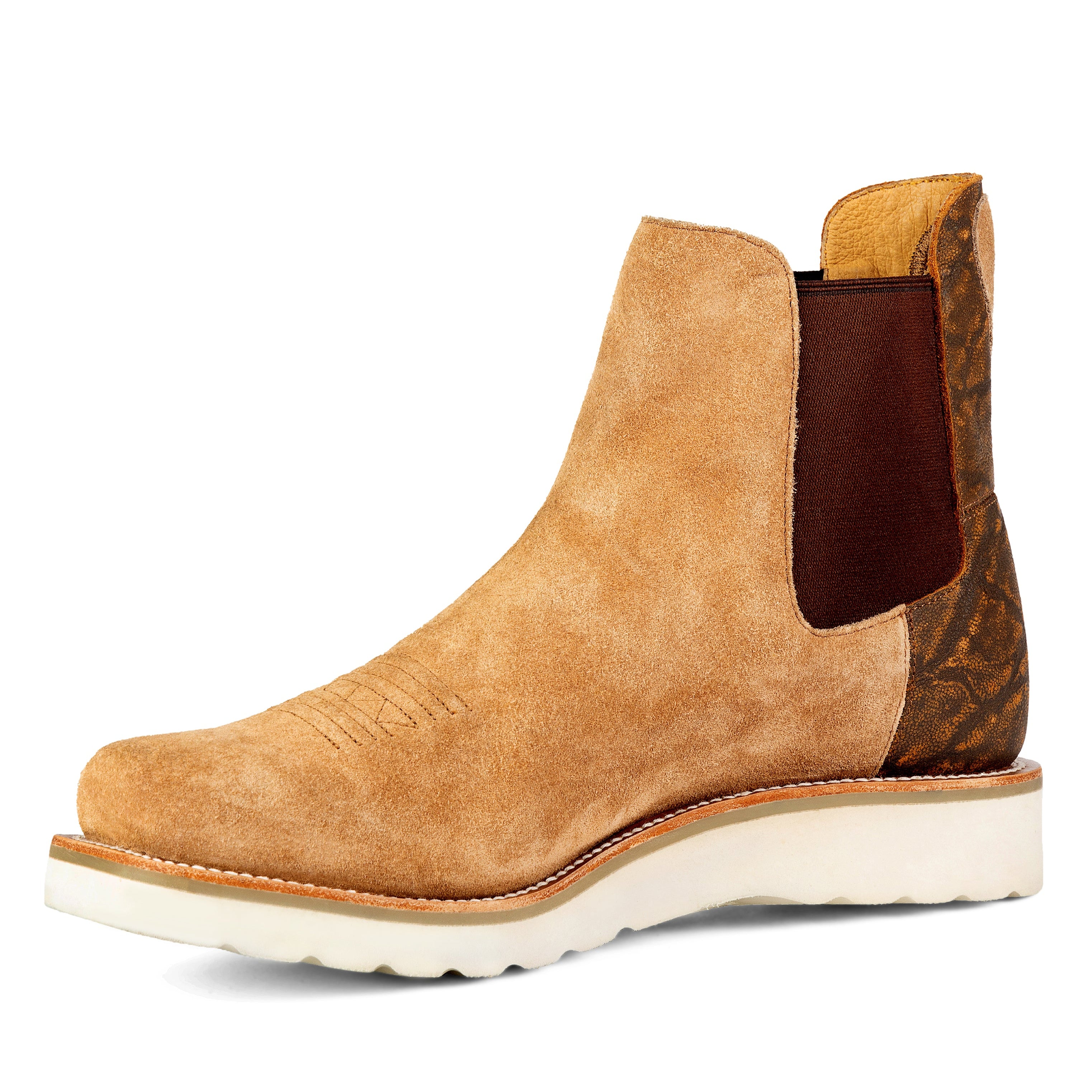 Horsepower Men's Tobacco Suede "Swedge" Boots