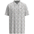 Hooey "The Weekender" White Rodeo Print Men's Polo