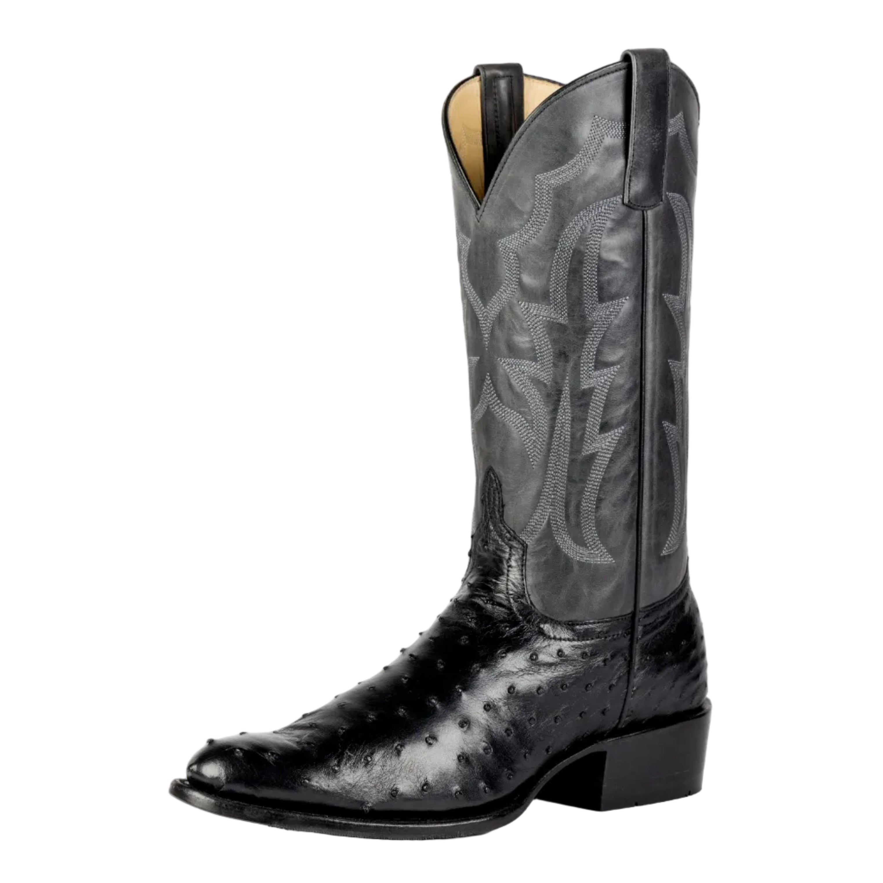 Horsepower Top Hand Black Full Quill Men's Boot
