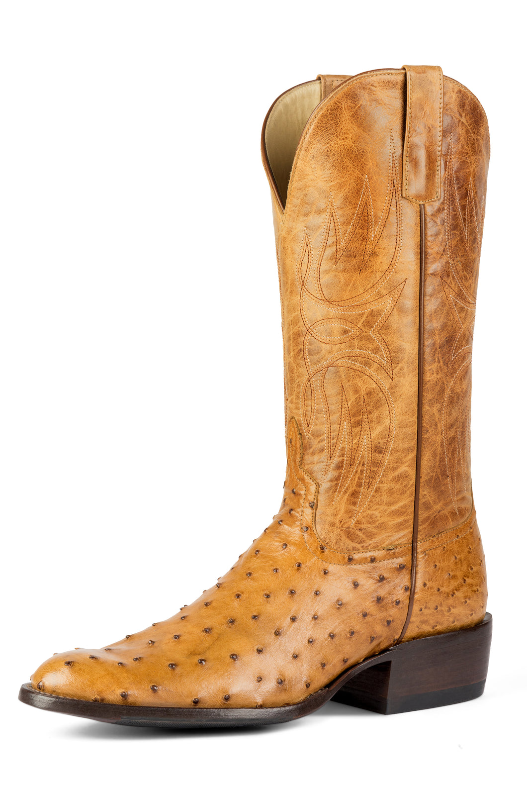 Horsepower Top Hand Antique Saddle Full Quill Men's Boot