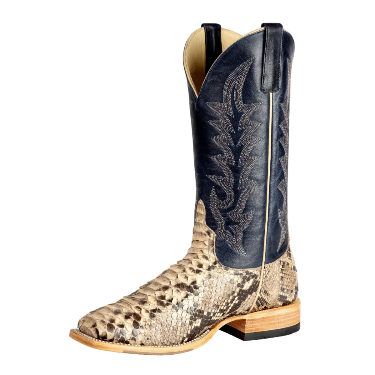 Horsepower Top Hand Mink Python Back Cut Men's Boot