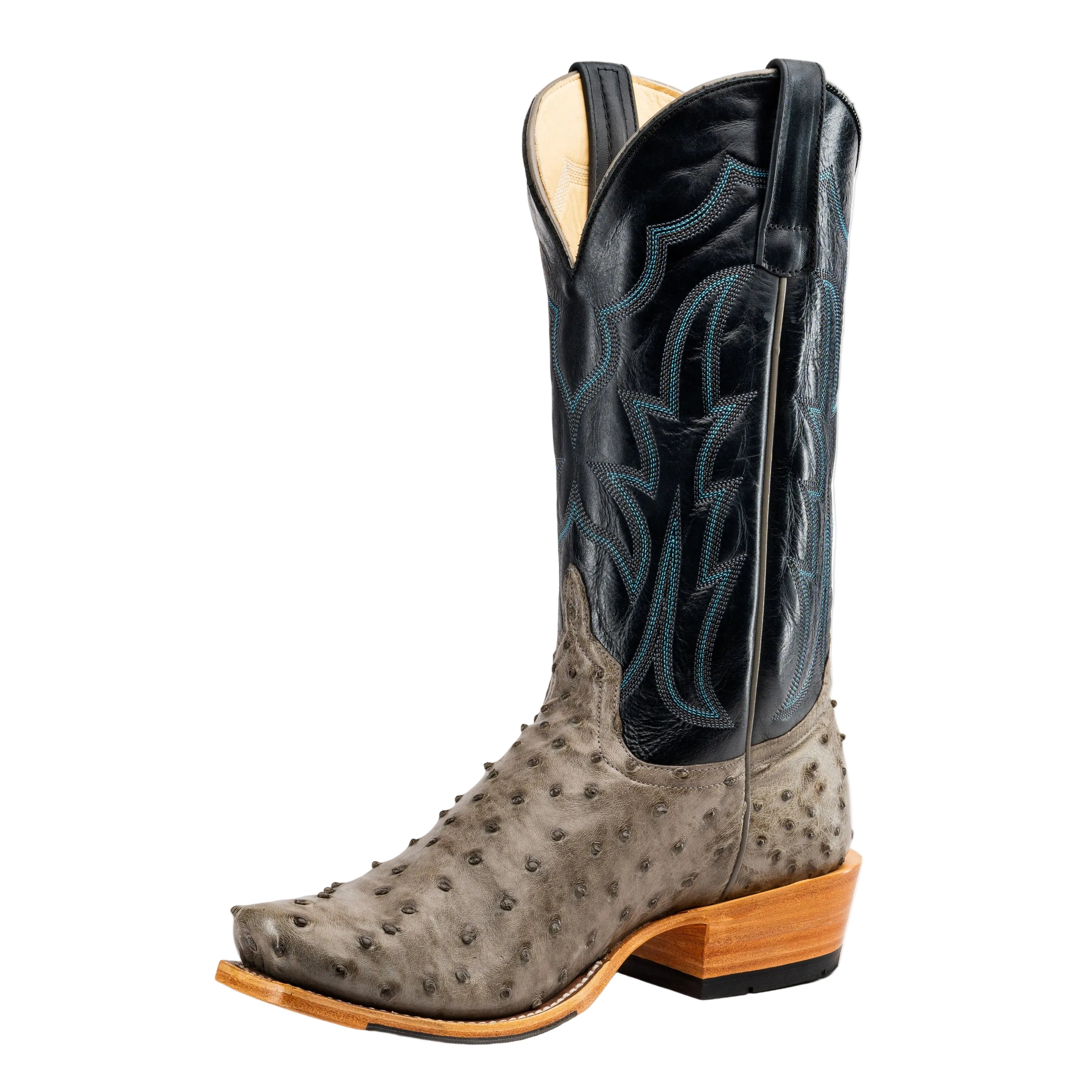 Horsepower Top Hand Serpentine Full Quill Ostirch TK Toe Men's Boot
