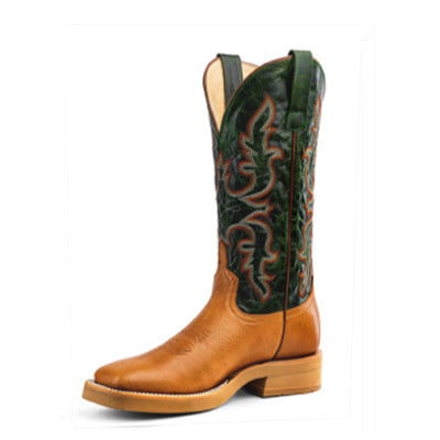 Horsepower Top Hand Antique Saddle Smooth Ostrich Men's Boot