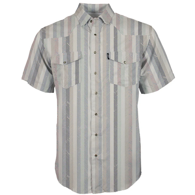 Hooey "Sol" Stripe Print Pearl Snap Men's Shirt
