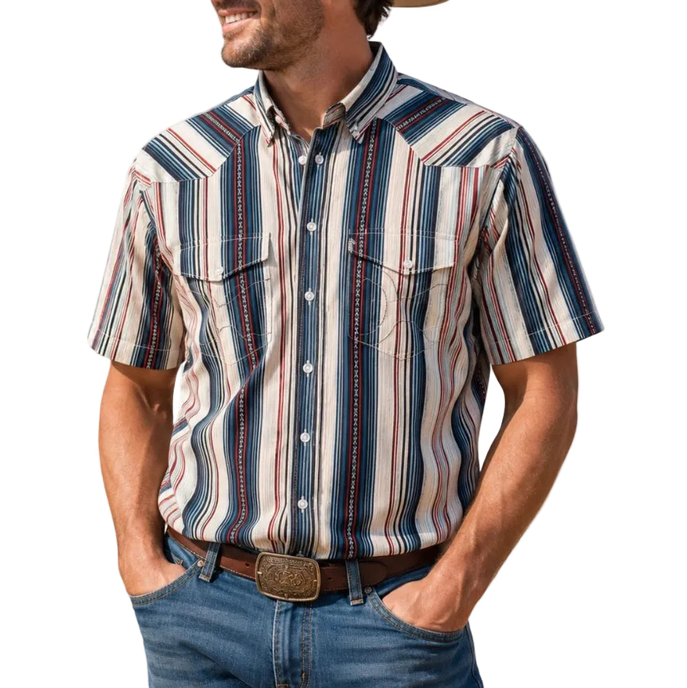 Hooey Sol Short Sleeve Men's Pearl Snap Shirt