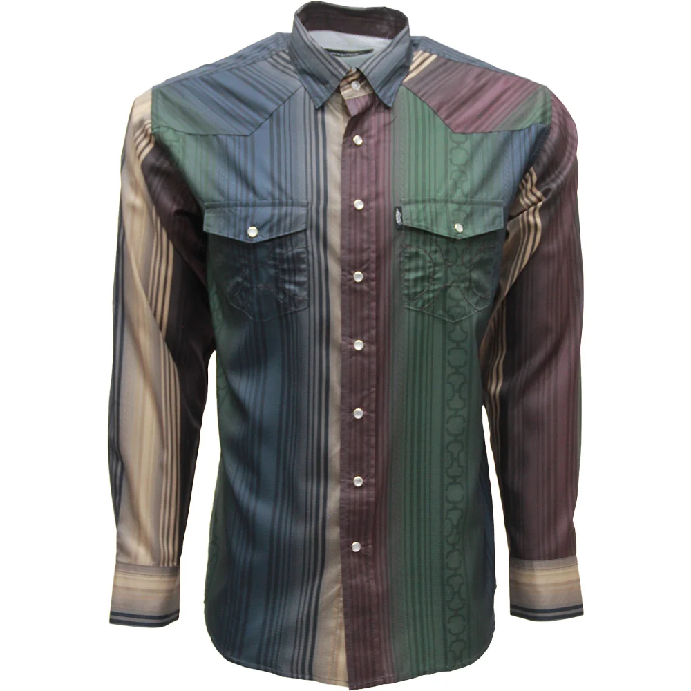 Hooey Sol Long Sleeve Pearl Snap Men's Shirt