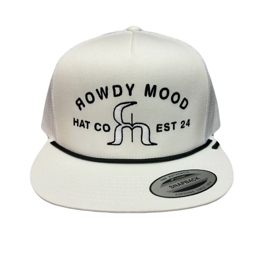 Rowdy Mood Tombstone White Cap