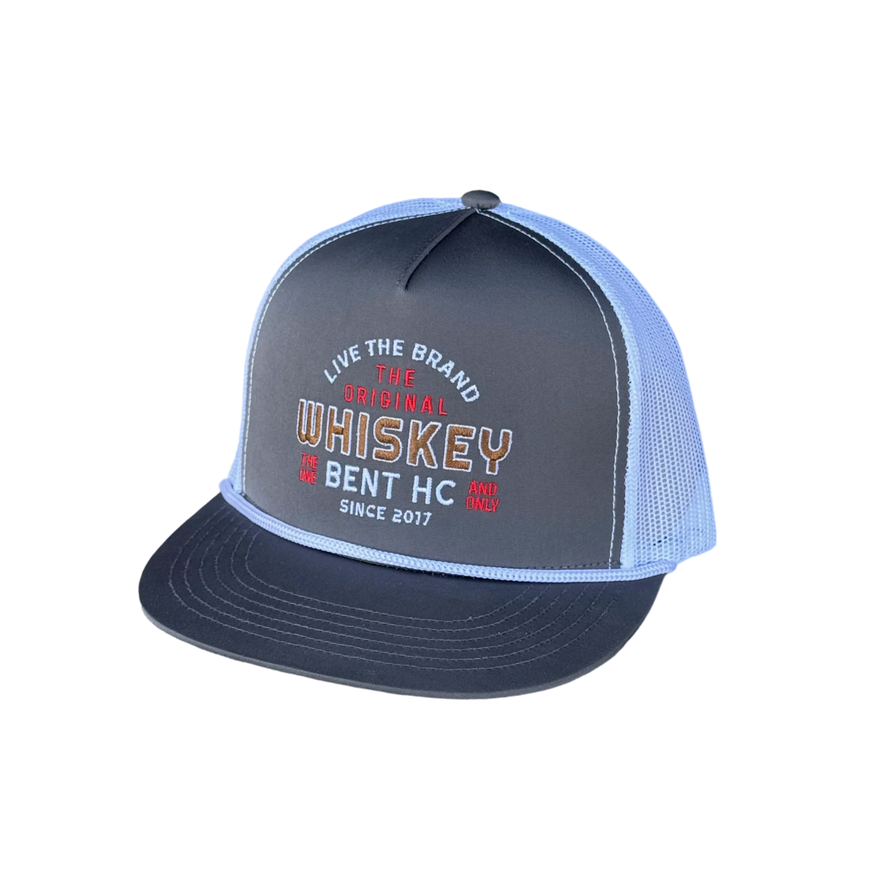 Whiskey Bent Straight Gunmetal Cap