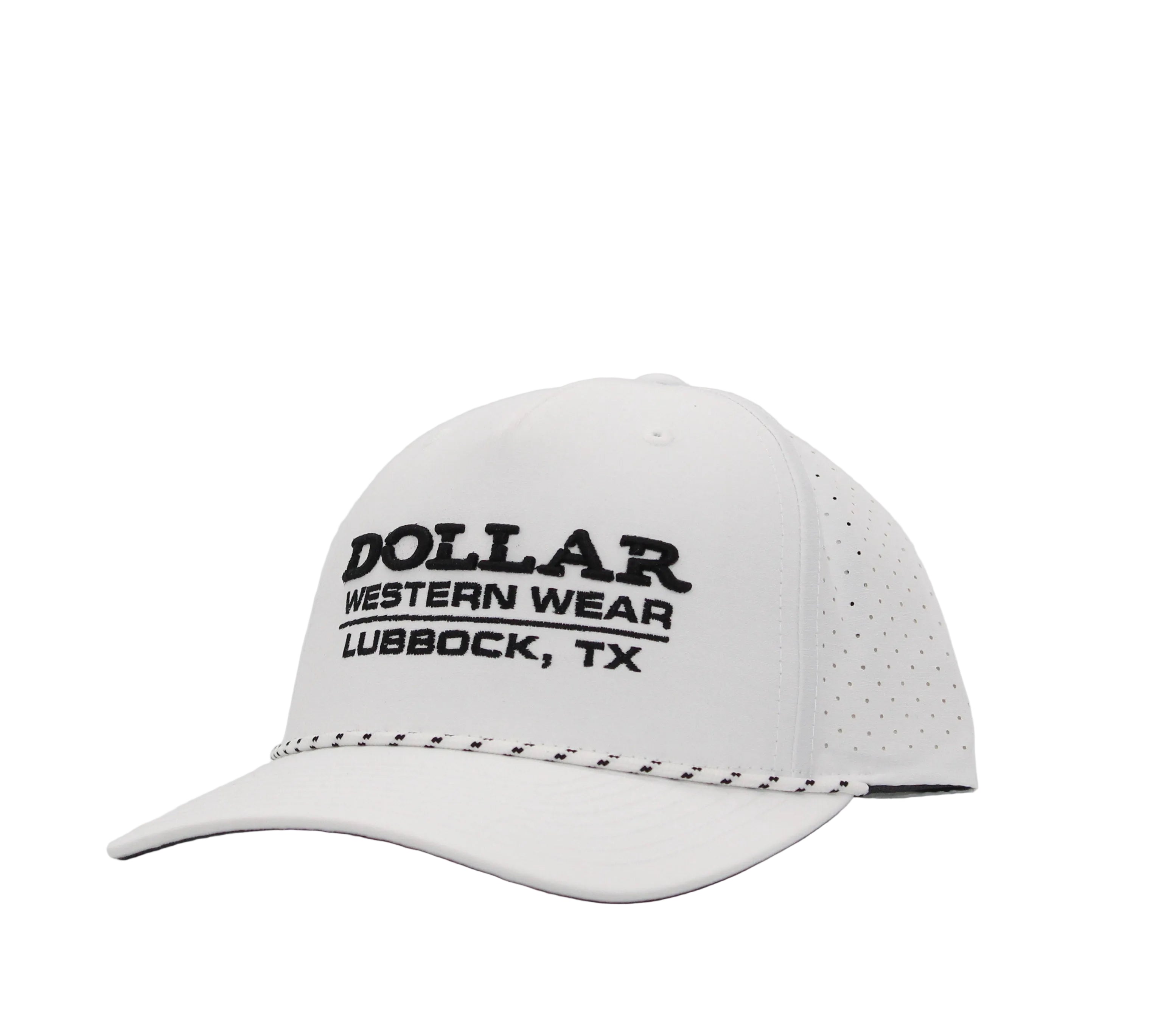 Dollar Western Wear White Rope Cap