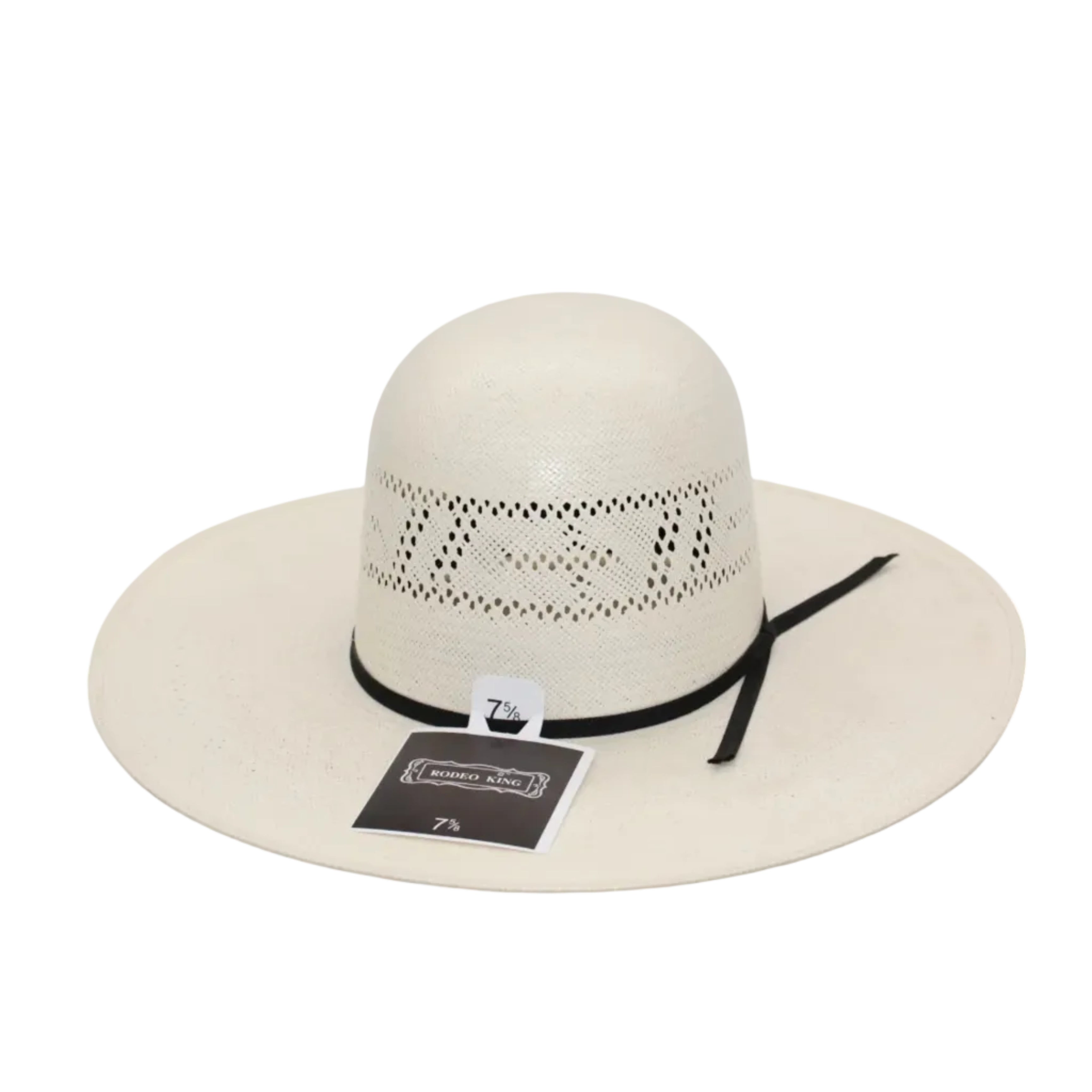Rodeo King Open "Cross" Straw Hat