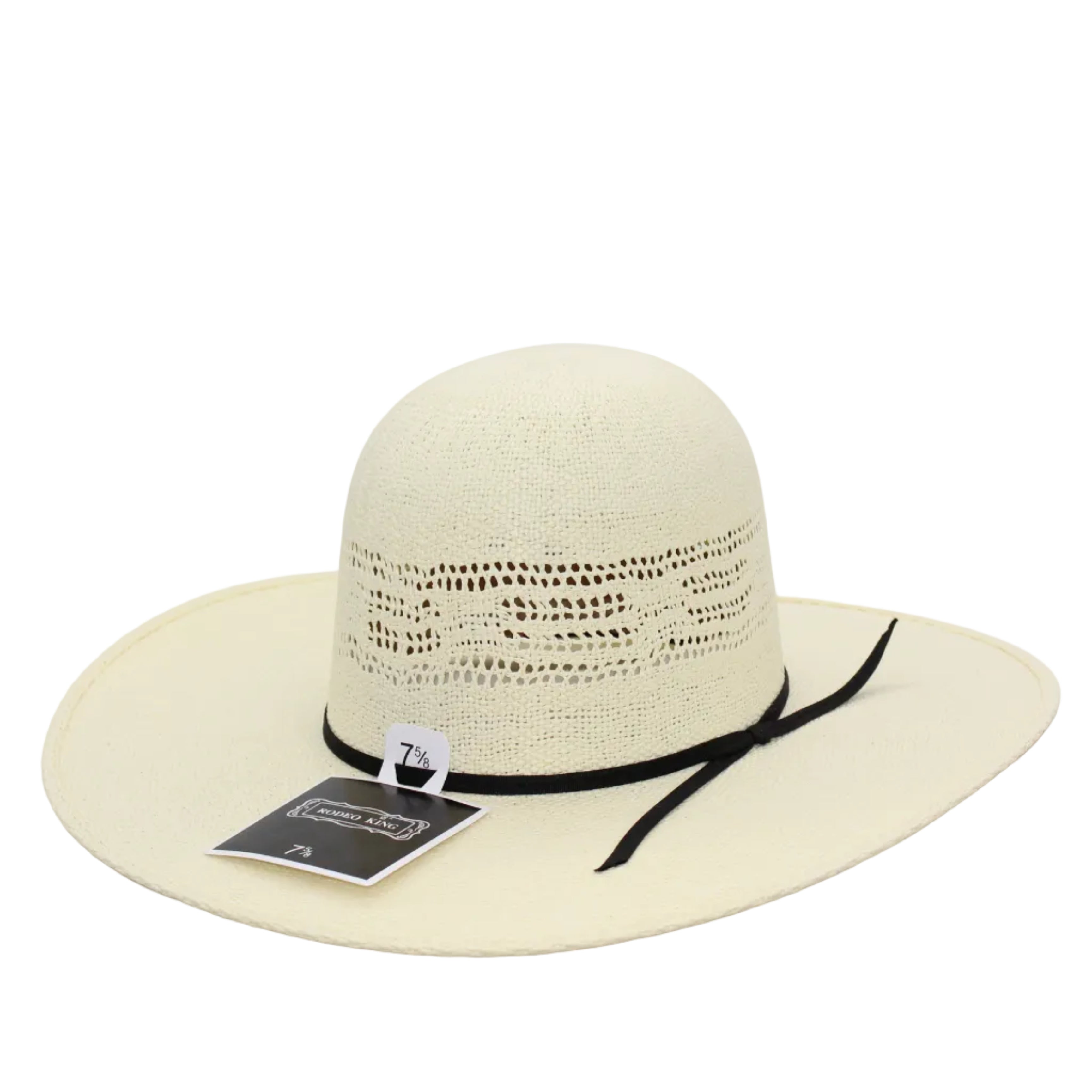 Rodeo King Natural Bangora Straw Hat