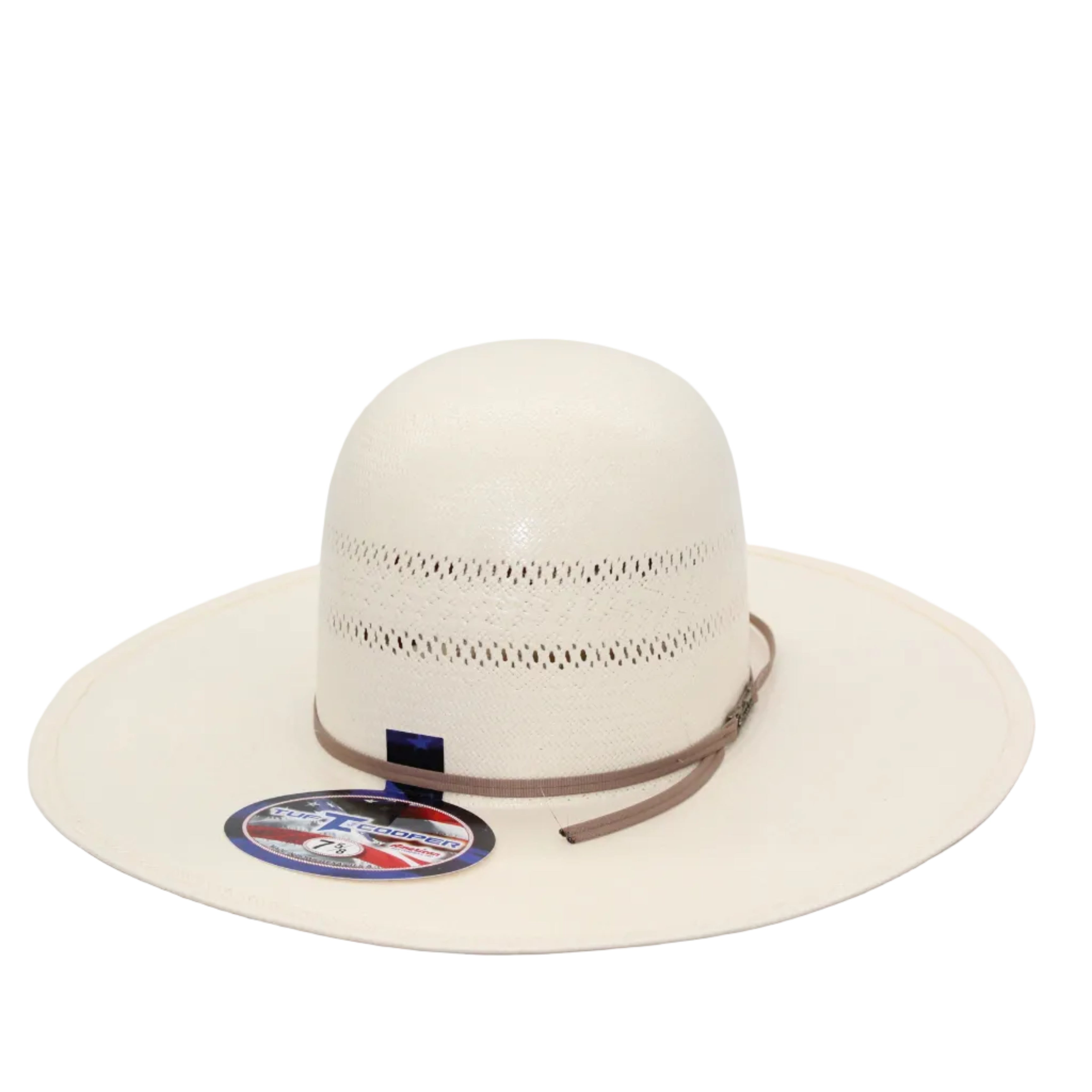 American Hat Company Shantung Open Crown Straw Hat
