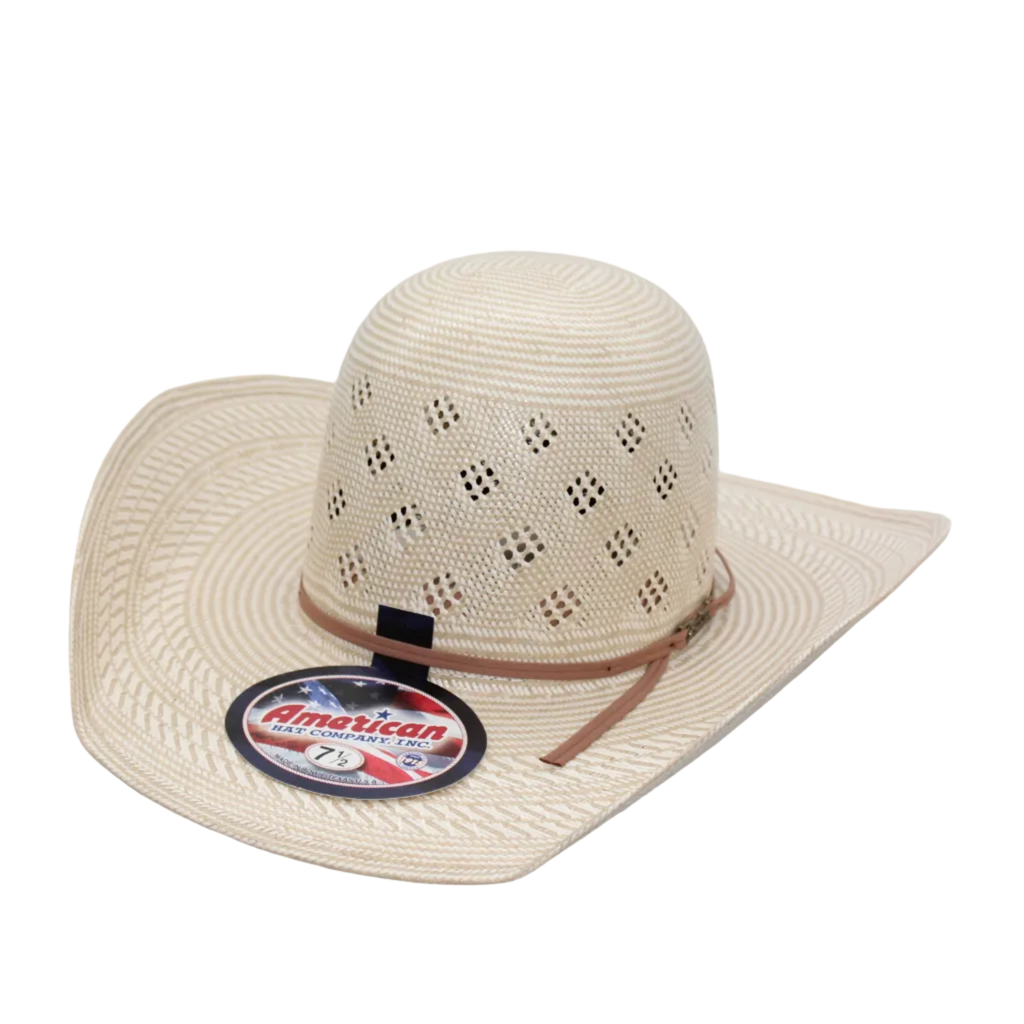 American Hat Company 2 Toned Straw Hat