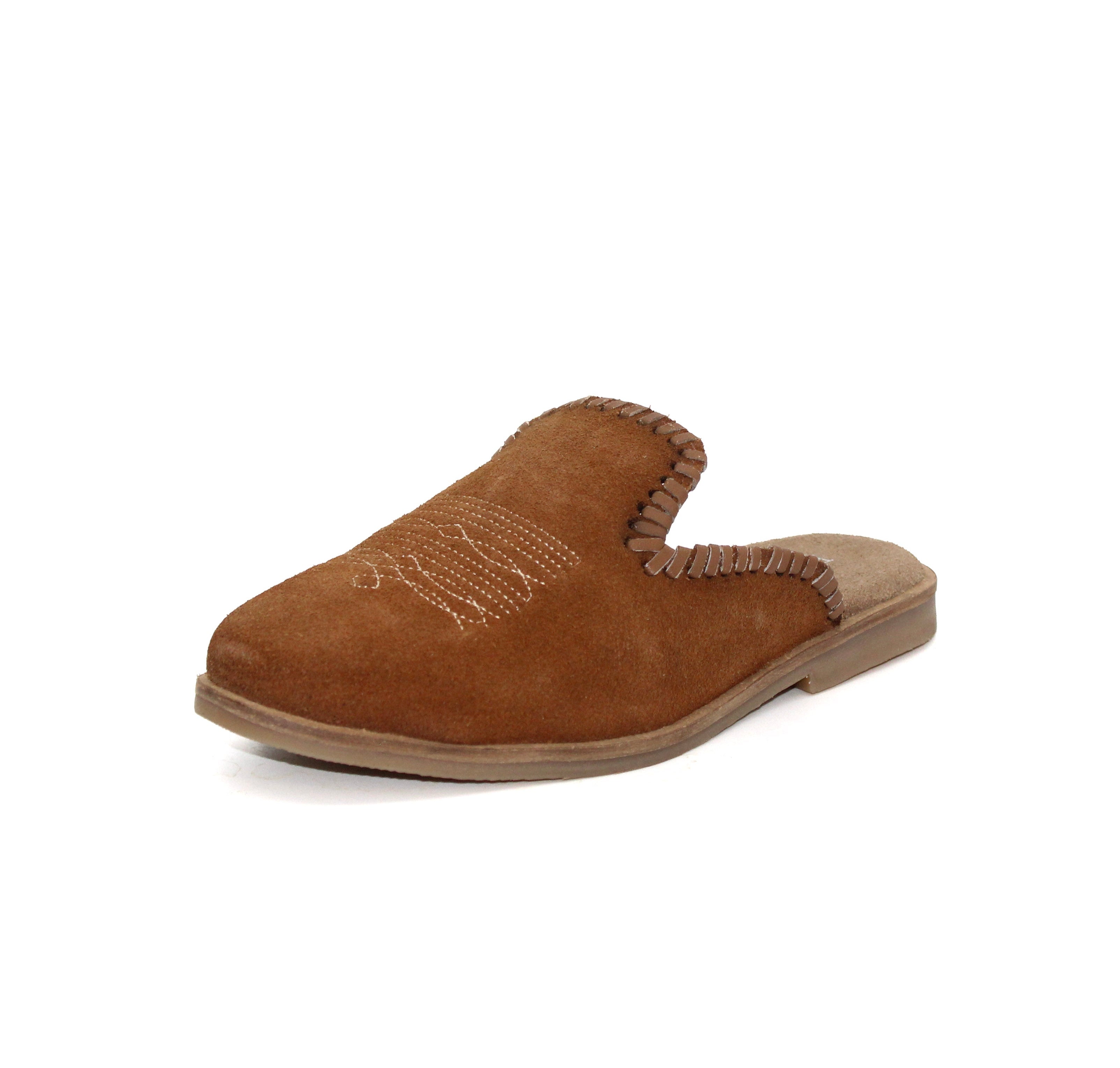 Roper Ladies' Brown Hampton Suede Mules