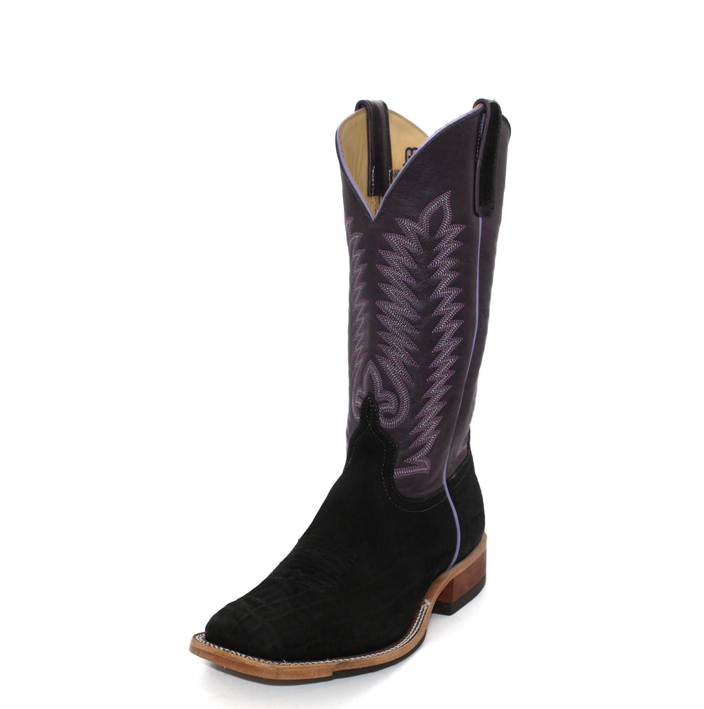 Anderson Bean Exclusive Black Sueded Elephant Men's Boot