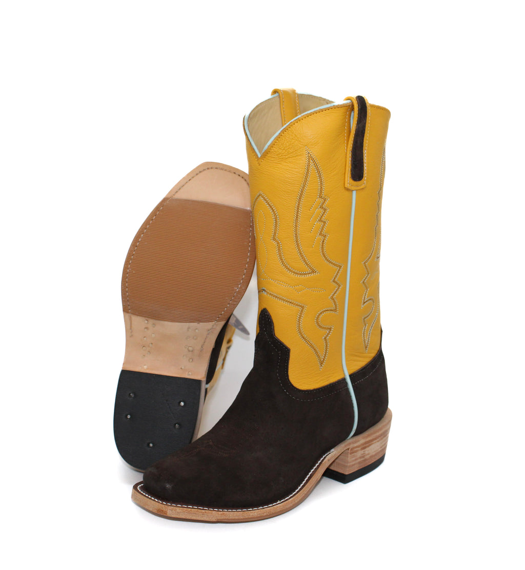 Anderson Bean Exclusive Chocolate Suede Elephant Men's Boot
