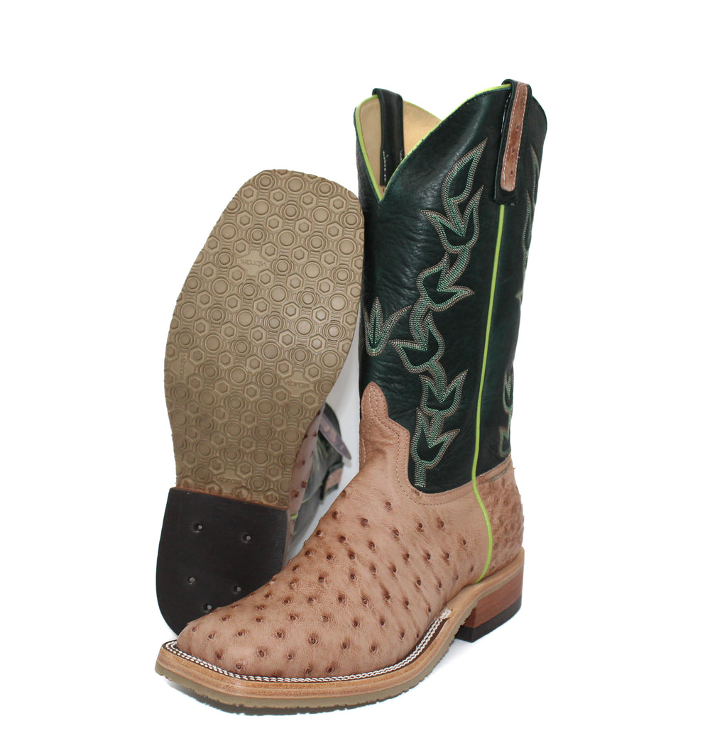 Anderson Bean Exclusive Vintage Bruciato Ostrich Men's Boot