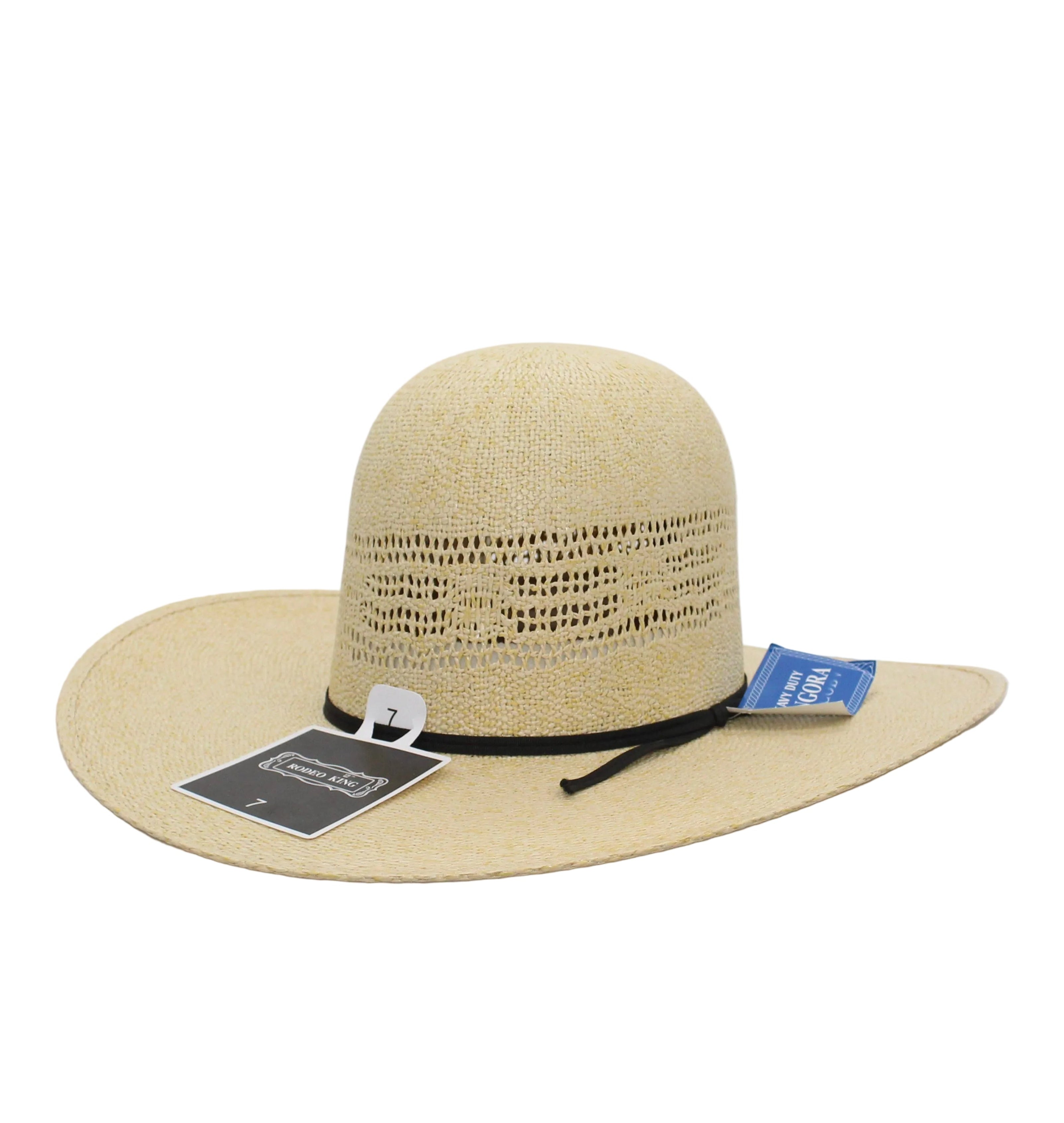 Rodeo King Burlap Bangora Straw Hat