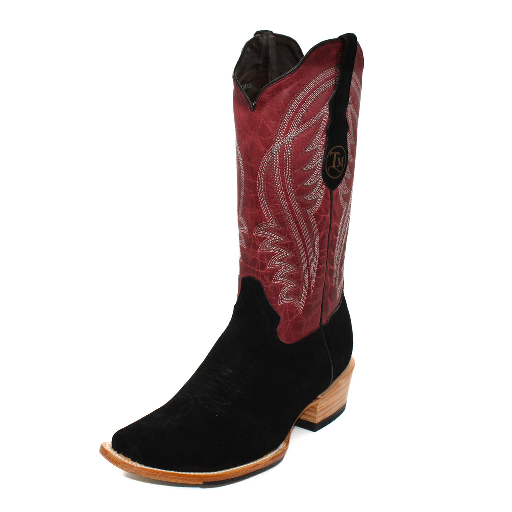 Tanner Mark Black Label Black Roughout Men's Boot