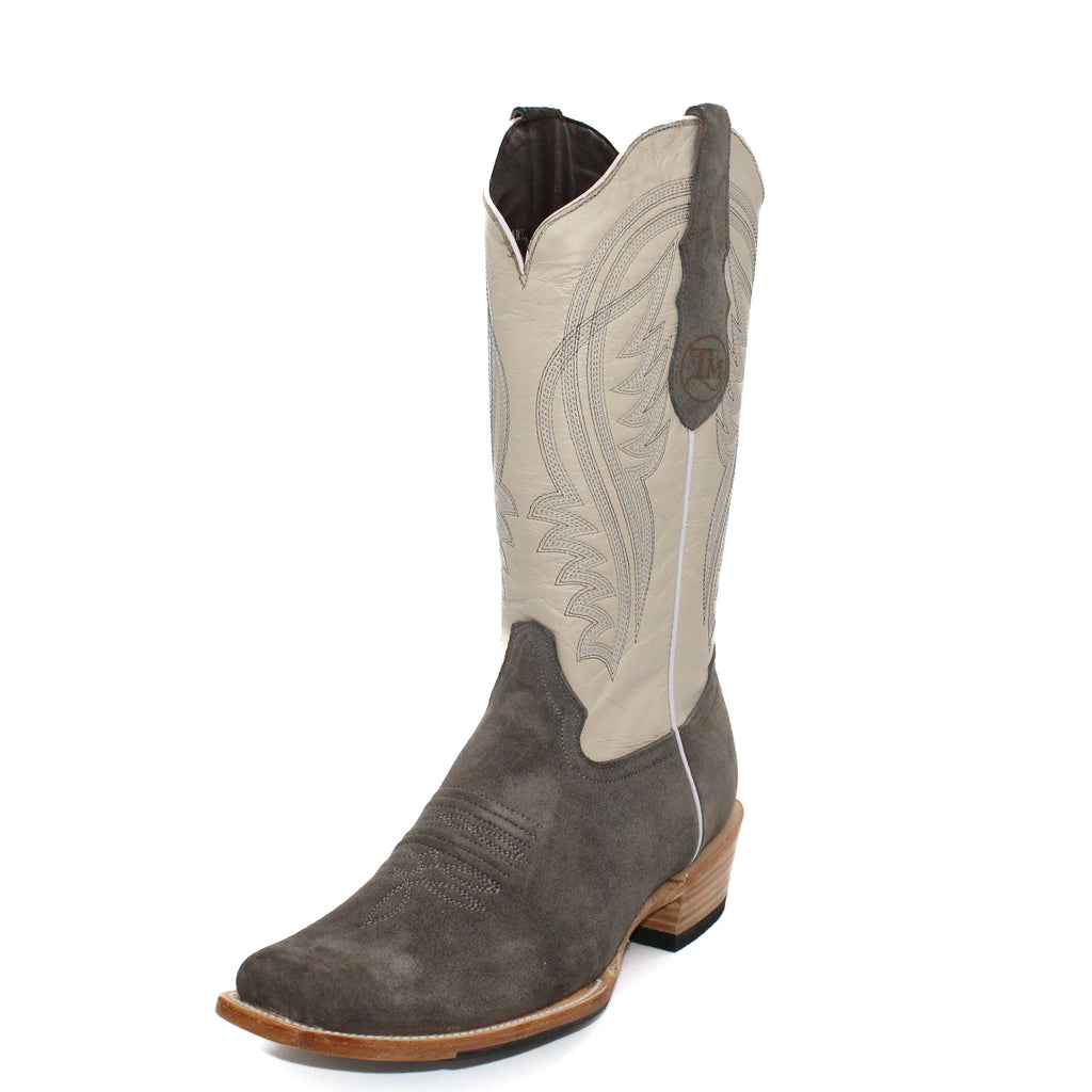 Tanner Mark Black Label Grey Roughout Men's Boot