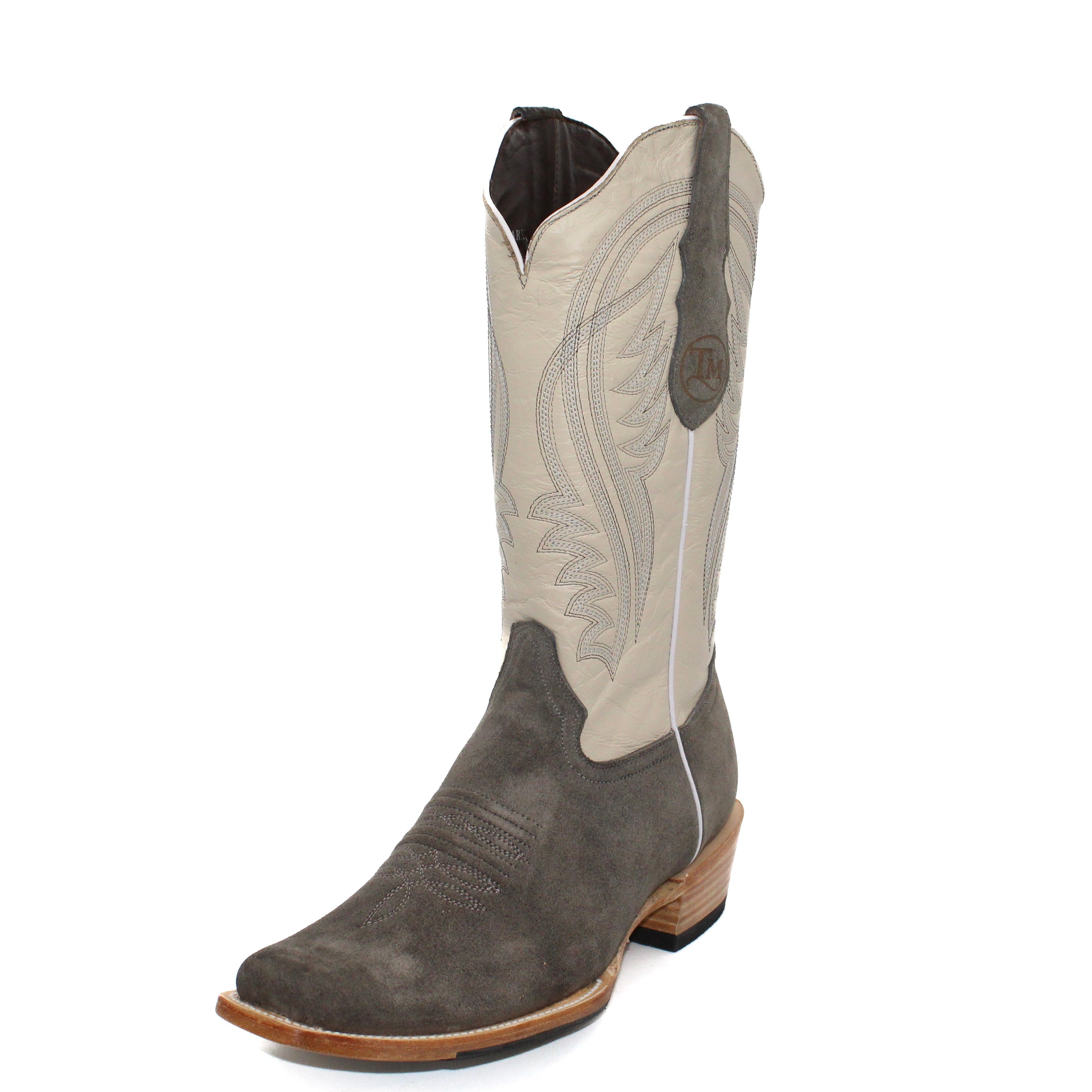 Tanner Mark Black Label Grey Roughout Men's Boot