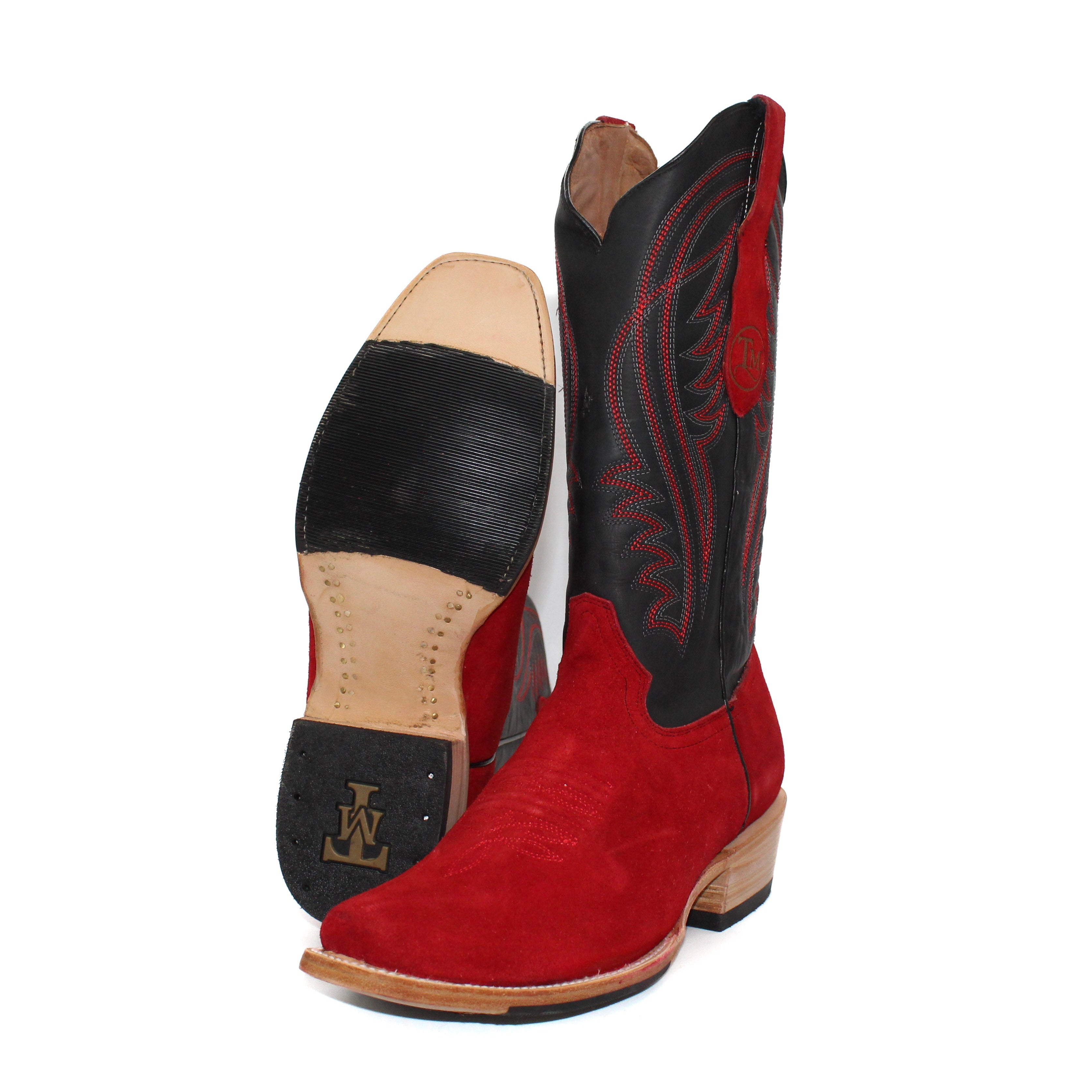 Tanner Mark Black Label Red Roughout Men's Boot