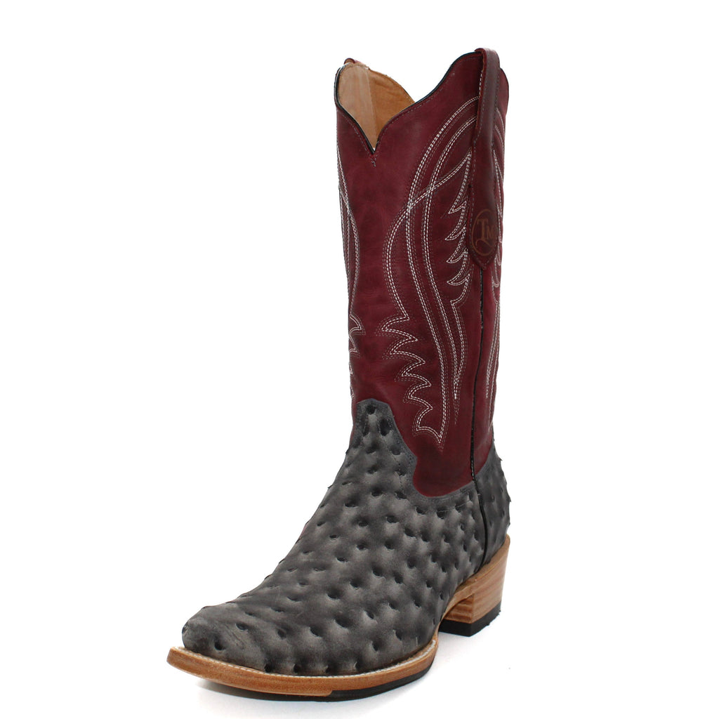 Tanner Mark Black Label Full Quill Ostrich Print