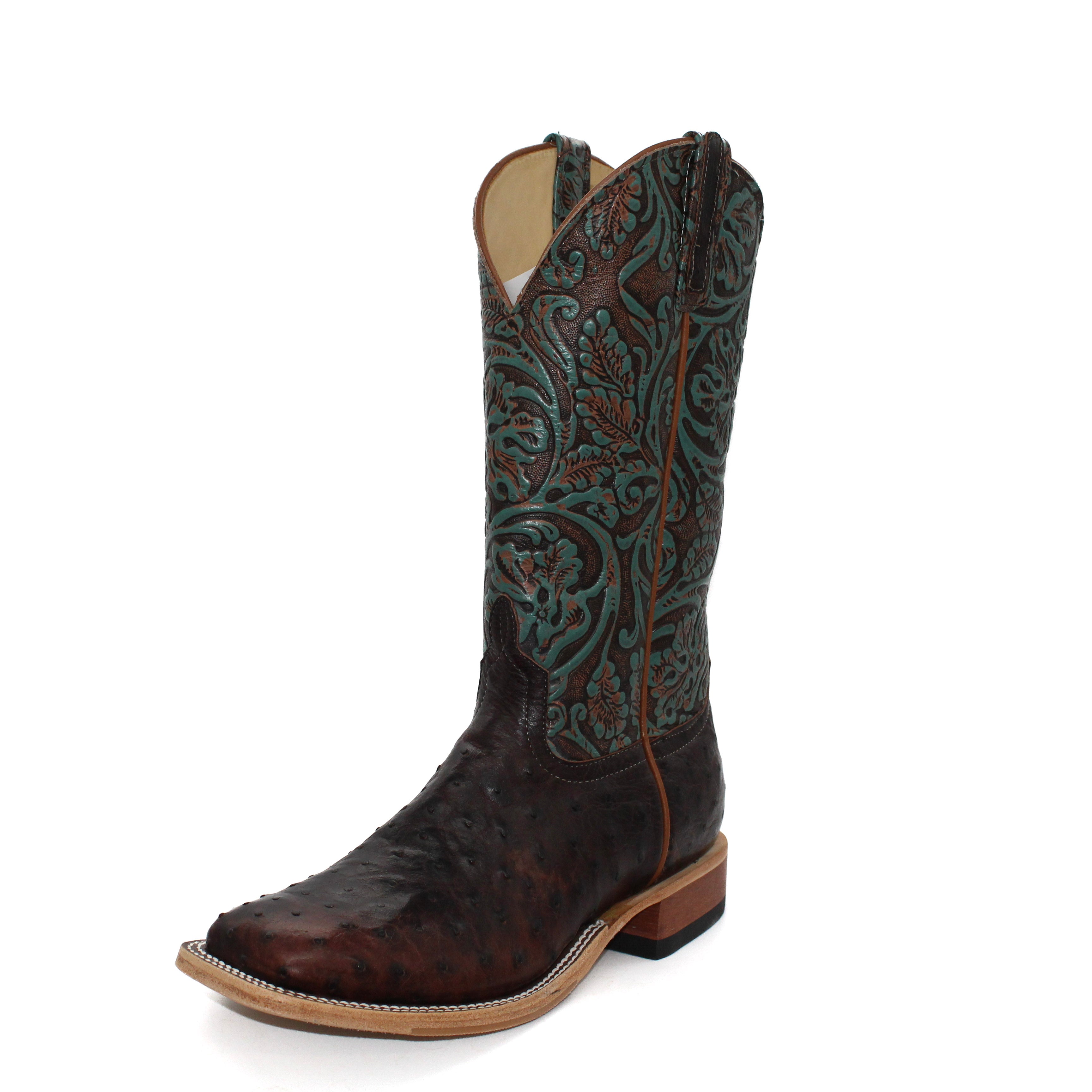 Anderson Bean Exclusive Nicotine Ostrich Men's Boot