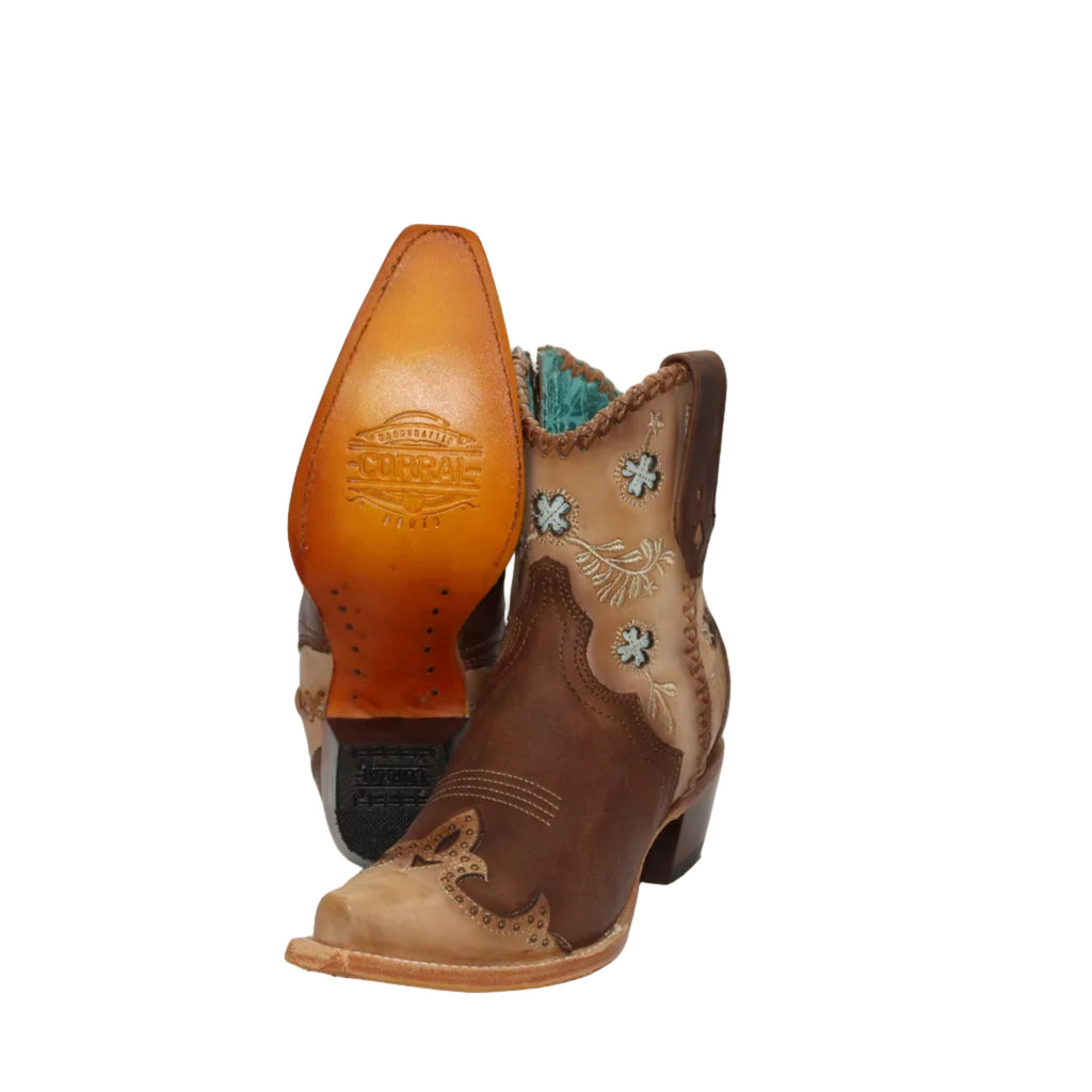 Corral Honey Overlay Shortie Ladies' Boots