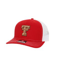 Cotton Row Leather Texas Tech Patch Cap